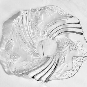 Mikasa 9" Crystal Plate Bon Bon Dish SA 947/220 Germany NWT